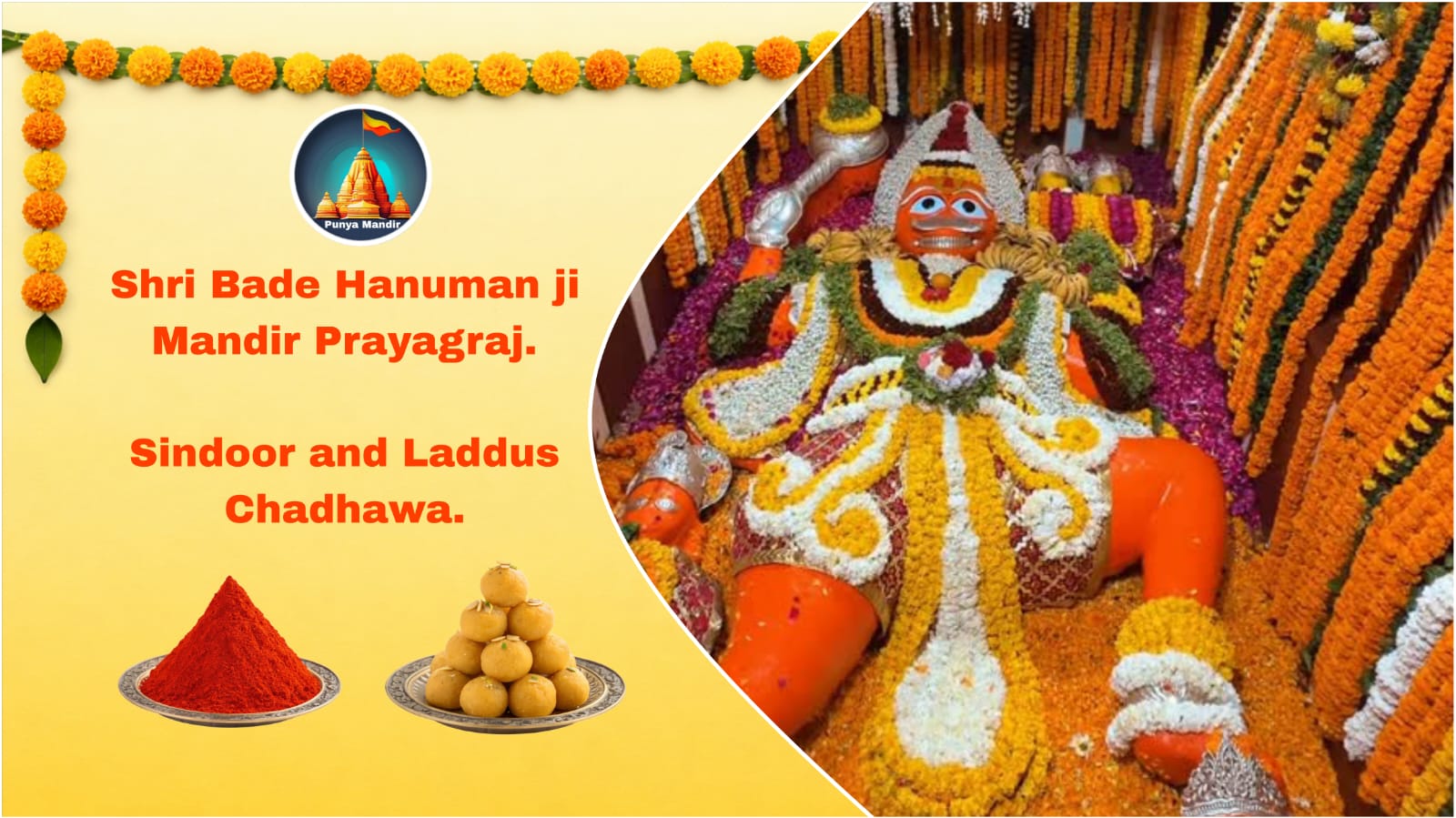 Hanuman Janmotsav Laddu And Sindoor Chadhawa